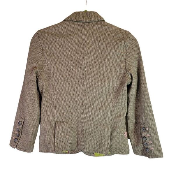 American Eagle Outfitters Twill Short Blazer (Size XS) - Picture 2 of 4